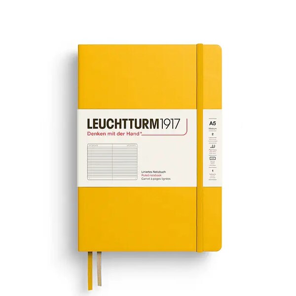 Sunflower Colored Ruled Notebook